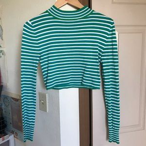 Urban Outfitters Striped Crop Top